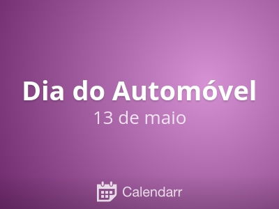 Dia do Automóvel