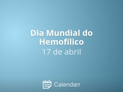 Dia Mundial do Hemofílico