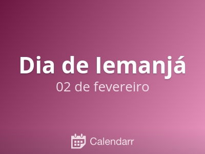 Dia de Iemanjá