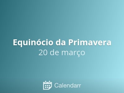 Equinócio da Primavera