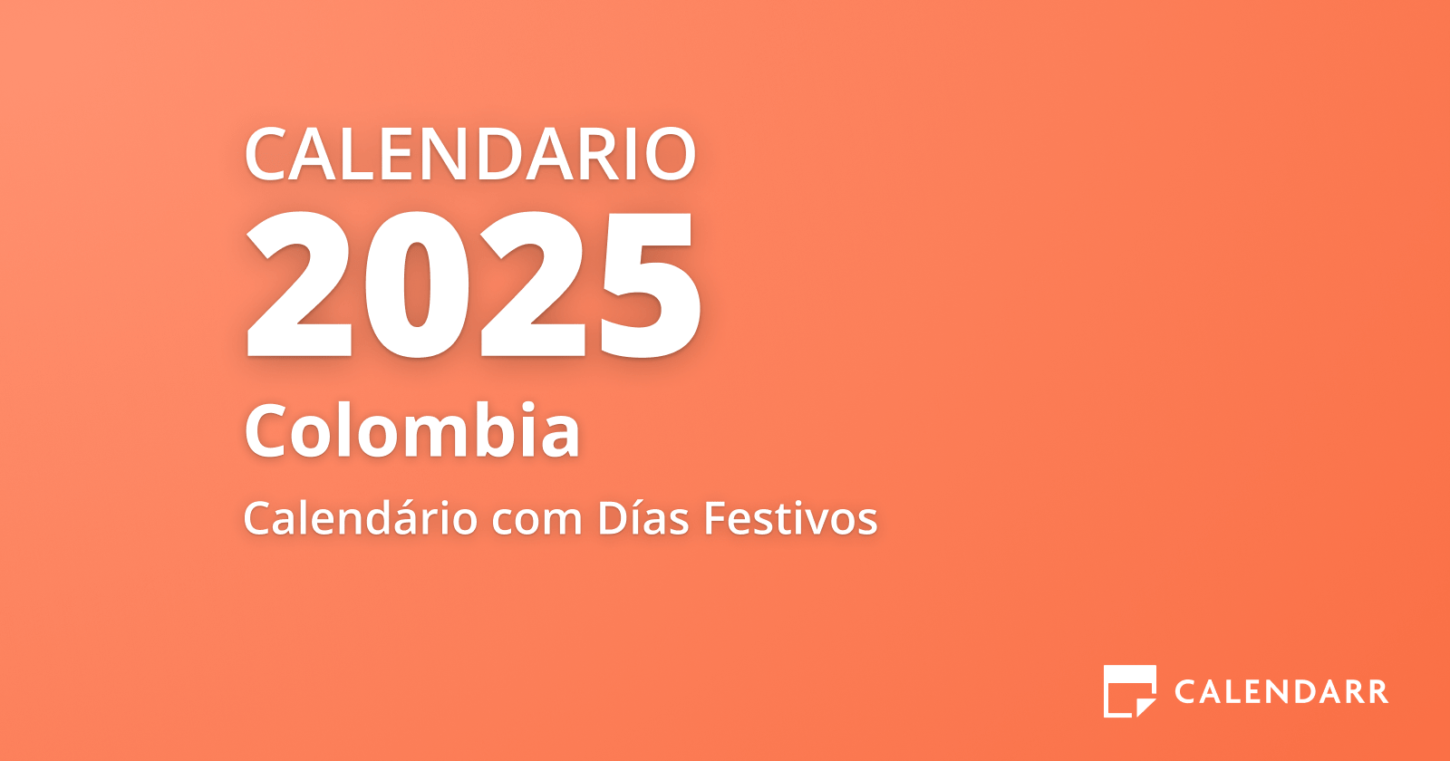 Calendario Enero 2025 de Colombia (Días Festivos y Fechas Importantes
