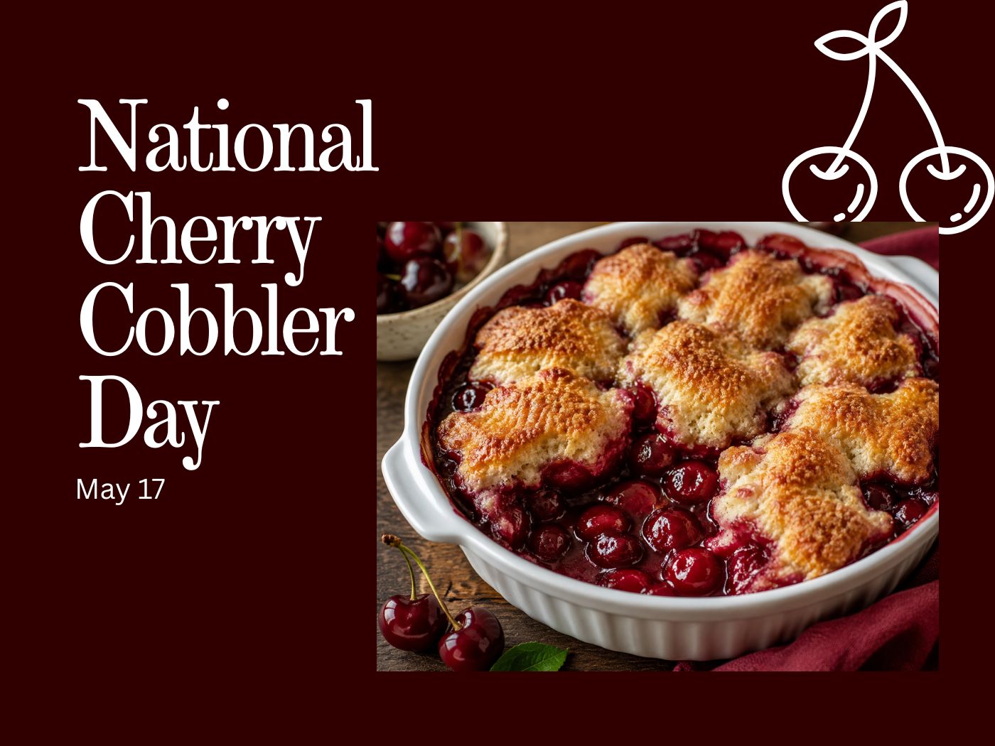National Cherry Cobbler Day