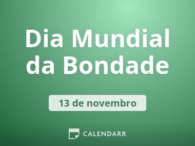 Dia Mundial da Bondade