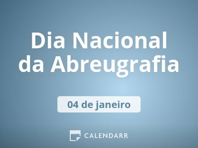 Dia Nacional da Abreugrafia