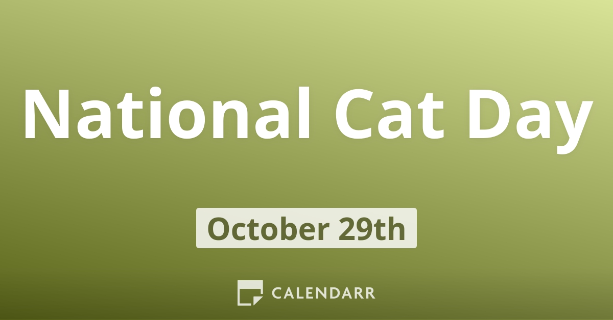 National Cat Day 