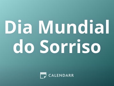Dia Mundial do Sorriso
