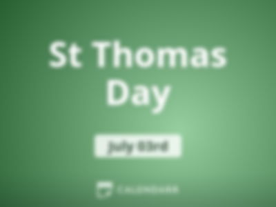 St Thomas Day