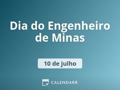 Dia do Engenheiro de Minas