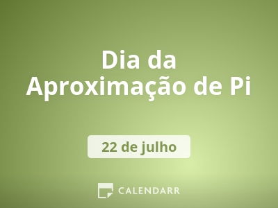 Dia da Aproximação de Pi