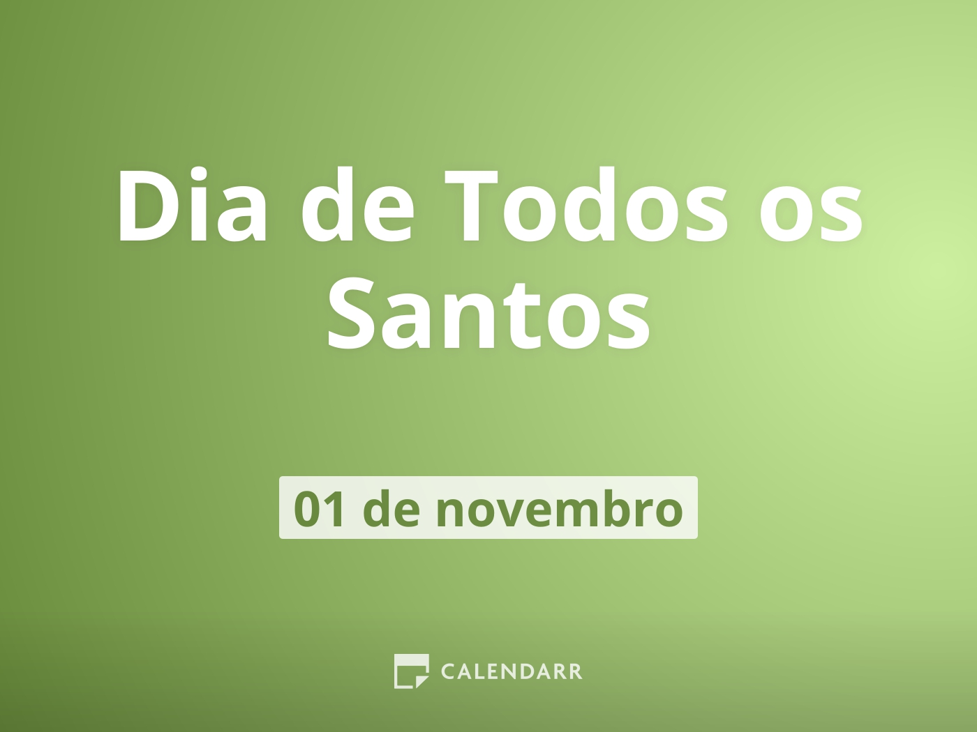 Dia de Todos os Santos 1 de novembro Calendarr Dia de Todos os Santos 1 de novembro Calendarr