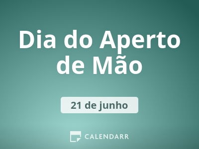 Dia do Aperto de Mão
