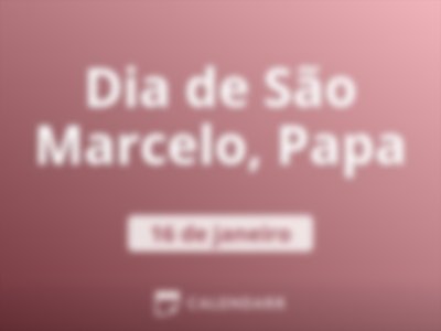 Dia de São Marcelo, Papa