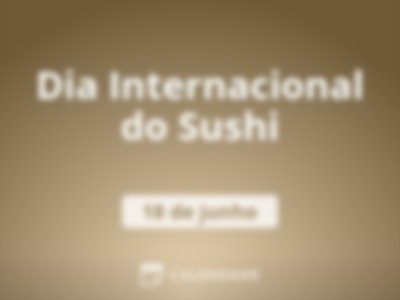 Dia Internacional do Sushi