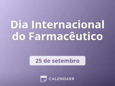 Dia Internacional do Farmacêutico