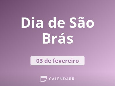 Dia de São Brás