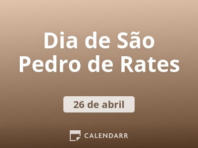 Dia de São Pedro de Rates