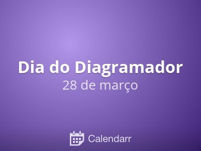 Dia do Diagramador