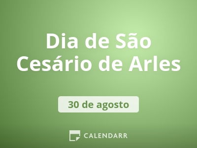 Dia de São Cesário de Arles