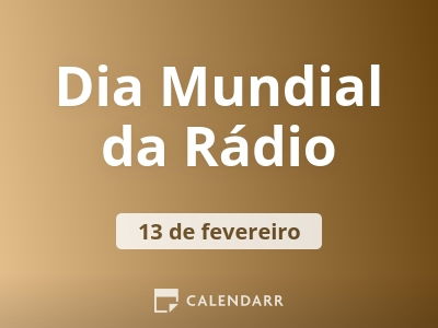Dia Mundial da Rádio