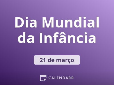 Dia Mundial da Infância