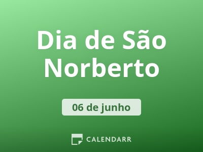 Dia de São Norberto