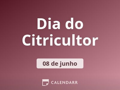 Dia do Citricultor