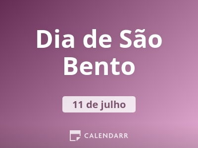 Dia de São Bento