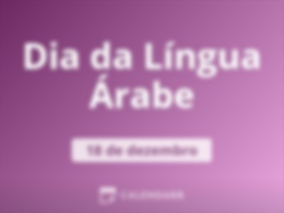 Dia da Língua Árabe