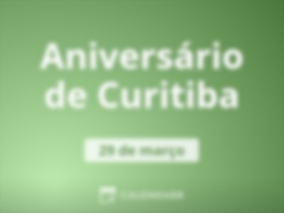 Aniversário de Curitiba