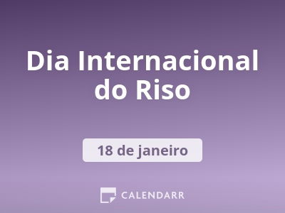 Dia Internacional do Riso