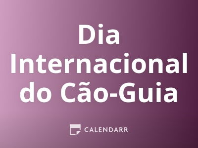 Dia Internacional do Cão-Guia
