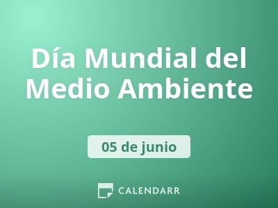 Día Mundial del Medio Ambiente