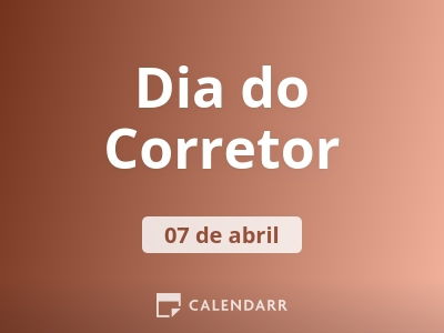 Dia do Corretor