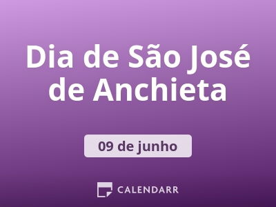 Dia de São José de Anchieta