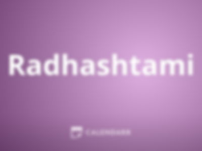 Radhashtami