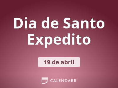 Dia de Santo Expedito