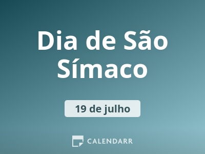 Dia de São Símaco