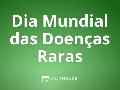 Dia Mundial das Doenças Raras