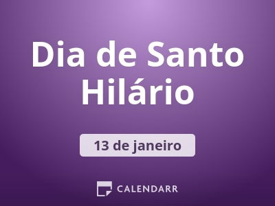 Dia de Santo Hilário