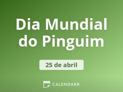 Dia Mundial do Pinguim