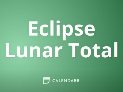 Eclipse Lunar Total