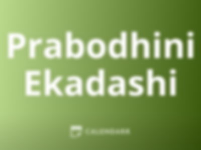 Prabodhini Ekadashi