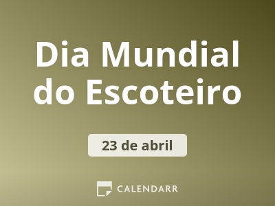 Dia Mundial do Escoteiro