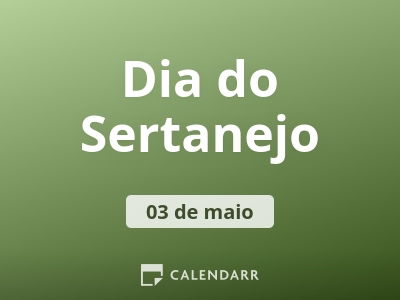 Dia do Sertanejo