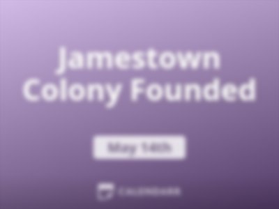 Jamestown Colony Founded