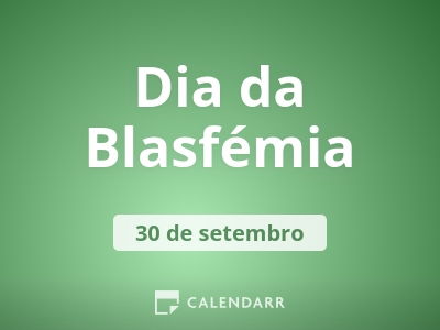 Dia da Blasfémia