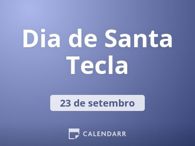 Dia de Santa Tecla
