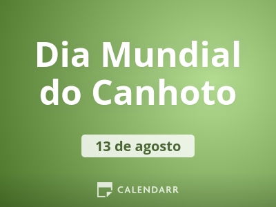 Dia Mundial do Canhoto