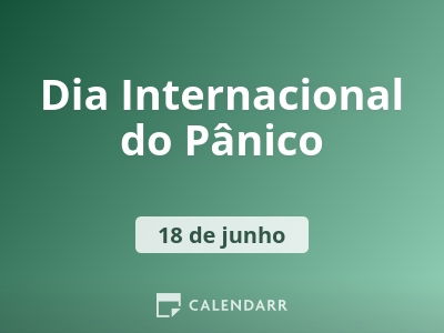 Dia Internacional do Pânico