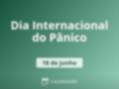 Dia Internacional do Pânico